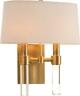 Ajc-8831 Euroluxhome Wall Sconce Rods Polished Nickel Brass Glass 616524134420