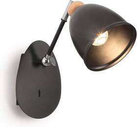 Zn-b018 Akaylay Wall Sconces Nordic Light With Switch Vintage Lamp E27 Holder