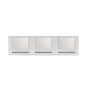 28024-hbos Alberson 3-light Integrated Led Chrome Bathroom Vanity Light