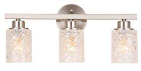 Alice House 20.5inch Vanity Lights 3 Light Wall Lighting Brushed Nickel Finish