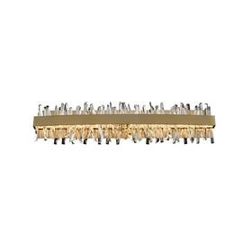 030233-038 Allegri Glacier 32 Inch Led Ada Bath Brushed Champagne Gold -