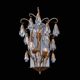 040323-044-fr001 Allegri 040323-fr001 Tulipani 3 Light 26 Inch Tall Wall Sconce - Winter Brass