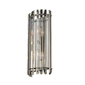 036822-010-fr001 Allegri Viano 2 Light Large Ada Wall Sconce Chrome Firenze Crystal 36822