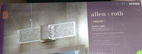 0970868 Allen Roth 080629705838 Vanity Light Waldorf 3-light Nickel