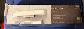 Allen Roth 080629707283 23.5-in 1-light Chrome Led Modern/contemporary Vanity Light Bar