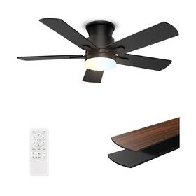 1172x Allsmartlife Flush Mount Ceiling Fans With Lights 42 Inch Remote Control 3cct ... Fast Ship