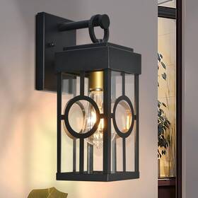 Hy90048bk-vb Alvime Lighting Outdoor Wall Light Fixtures 13 Inch Exterior Lanterns Waterproo