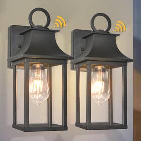 Hy90109bk Alvime Lighting Dusk To Dawn Outdoor Wall Lights Fixture Exterior Wall-mounted Lanter