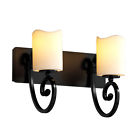 Cndl-8572-mblk Am-h-7 Justice Design Group Matte Black 2 Light Bath Bar 784689270120 Cndl-8572-mblk Am-h-7 Justice Design Group Matte Black 2 Light Bath Bar 784689270120