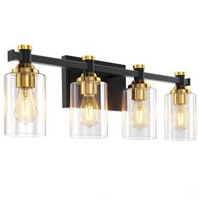 Amico 850063371384 Vanity Lights For Bathroom 4-lights Painted Light Fixtures Over Mir