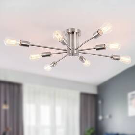 B0048s Ankylhua Modern Chandelier Ceiling Light Fixture Sputnik Chandeliers Silver F B0048s Ankylhua Modern Chandelier Ceiling Light Fixture Sputnik Chandeliers Silver F
