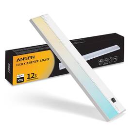 5cct Ansen 131637052286 12inch 10w 666.7lm Hardwired Under Cabinet Lights 2700k-5000k Cr 5cct Ansen 131637052286 12inch 10w 666.7lm Hardwired Under Cabinet Lights 2700k-5000k Cr