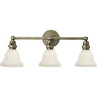 Sl2933an Antique Sleg-wg Nickel Triple Visual Boston Comfort Functional Sconce
