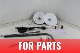 3150409-187-157 Aozhate For Parts Retro 2 Lights Swing Arm Wall Sconce Plug In Cord Industrial
