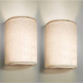 Arixinks 654538598845 Pair Of Wireless Wall Lights With Remote Battery Operated Sconce Set 2 Rgb