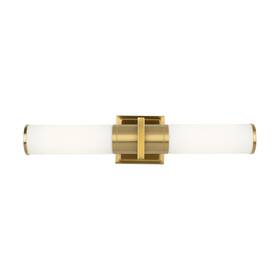 Ac11772wb Artcraft Lighting Ac11772 Positano 2 Light 21 Inch W Bath Bar - Brass