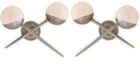 49160 Arteriors Set-of-two Designer Linkka 15 Inch Sconces - Sputnik Design