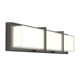 27van-su-mb Artika Subway 27 Inch 1-light Matte Black Modern Integrated Led Vanity Light Bar For