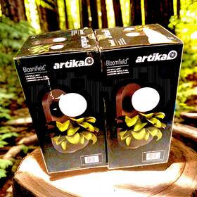 Sco-bf5c-hd2bl Artika New Sealed Bloomfield Planter 1-light Wall Sconce Black Led 5cct