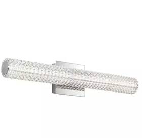 Van-exc-hd2cr Artika Exalto 27 Inch 1 Light Chrome Modern Integrated Led 3 Cct Vanity Bar