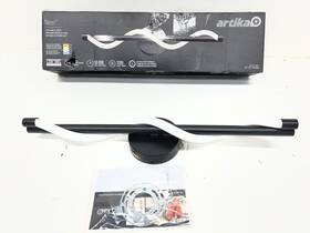 Van-ne5c-hd2bl Artika Neon 27 Inch 5cct 1-light Matte Black Integrated Led Vanity Wall Light