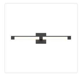 Van-troc-hd2bl Artika Tivoli 27 Inch Integrated Led Matte Black Vanity Light Bar