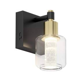 Van1-cg5c-hd2bg Artika Champagne Globe 5 Inch 1-light Black And Gold Modern Dimmable Integrated