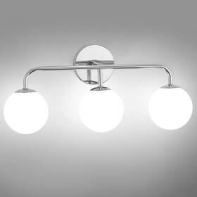 A006fc3cwsvl Artmoonlight Chrome Vanity Lights Mid Century Modern 3-light Bathroom Polished