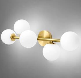 Sp012a1-ch Artmoonlight Bathroom Vanity Lights Mid Century Modern 5-light Light Fixtures C