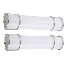 Asd 810050733663 Led 24 Inch Flush Mount Vanity Lighting Fixture 25w 1950lm 3000k-5000k