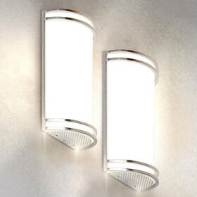 Asd A-lws-11-14d20-nk-2p Led Indoor Wall Mount Light Fixture 14 Inch 20w Modern Interior Nickel D