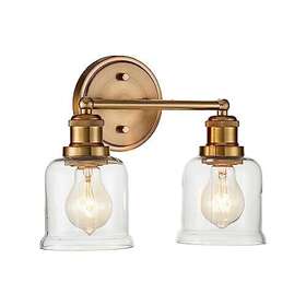 62339-13-2 Aspen Creative 840319807958 Two-light Metal Bathroom Vanity Wall Light Fixture