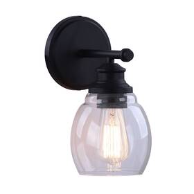 Fixture-5-1 Aspen Creative Corporation 810103381667 62317 Bathroom Vanity 1 Lights Fixture-5-1/4 W X 10-3/8 Inch H