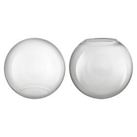 28005-60-2 Aspen Creative Corporation 840319821558 6 Inch Clear Glass Globe Neckless For Wall Sconces Fitt