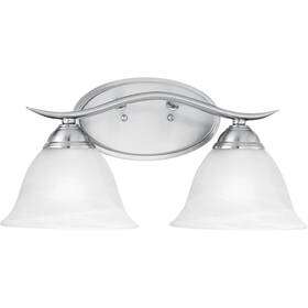 Wl11412-nk Atlas Lighting & Home And Prestige Bathroom Vanity Light Brushed Nickel