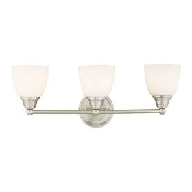 Hd43442 Aviance Lighting Beaumont 3 Light Brushed Nickel Bath Vanity