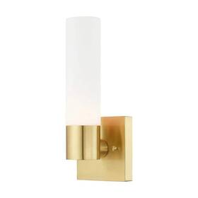 Hd60616 Aviance Lighting Wall Sconce 60w Hardwired Eco-incandescent Metal Satin Brass