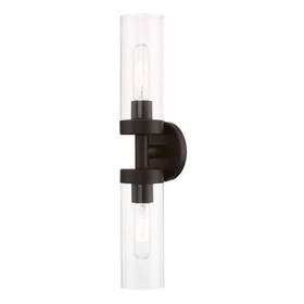 Hd85220 Aviance Lighting Hastings 19.25 Inch 2-light Bronze Ada Vanity Light With Clear