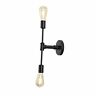 Aylwl02bk Qujiajia Black Bathroom Light Fixtures Double Modern Wall Industrial Style