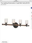 B4154 Sku 4 Bathroom Embarcadero Light Troy Vanity Lighting Brown Bath B4154 Sku 4 Bathroom Embarcadero Light Troy Vanity Lighting Brown Bath