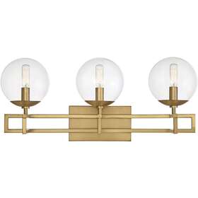 159-bel-4636314 Bailey Street Home 3 Light Vanity In Mid-century Modern Style-10.5 Inches Tall And 24 159-bel-4636314 Bailey Street Home 3 Light Vanity In Mid-century Modern Style-10.5 Inches Tall And 24