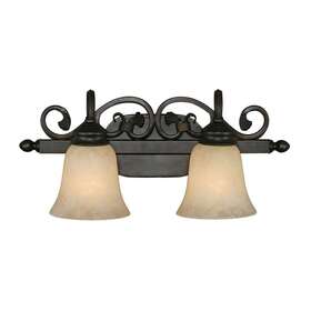 170-bel-647569 Bailey Street Home 2 Light Vanity In Casual Style - 9 Inches High By 20 Wide Bathroom