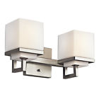 45138ni Bathroom Kichler 12.75 " Lighting Metro Park Fixture 2-bulb Nickel