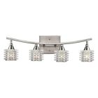 17132 Bathroom Matrix Satin Light Modern 4 Nickel Lighting Elk