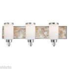 3243-77 Bathroom Natural Chrome 3-lite Cashelmara Wall Lavery Minka Shell Vanity