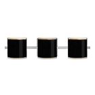 3ws-7180gf Bathroom Pogo Lighting Gold Vanity 3 Besa Black Light