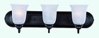 Bathroom Vanity Fixture 3 Light Oil Rubbed Bronze Over Sink 24 Wide Bath Room 706090131838