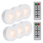 Bb-0915-06 Lunsy Wireless Led Puck Lights Closet Battery Operated With Remote