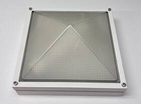 2628 Bega Model-2628 Wall/ceiling Lighting Fixture Model White Used Working Pyramid Shade
