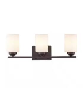 70523-rob Bel Air Lighting Mod Pod 22 Inch 3-light Oil Rubbed Bronze Bathroom Vanity Light